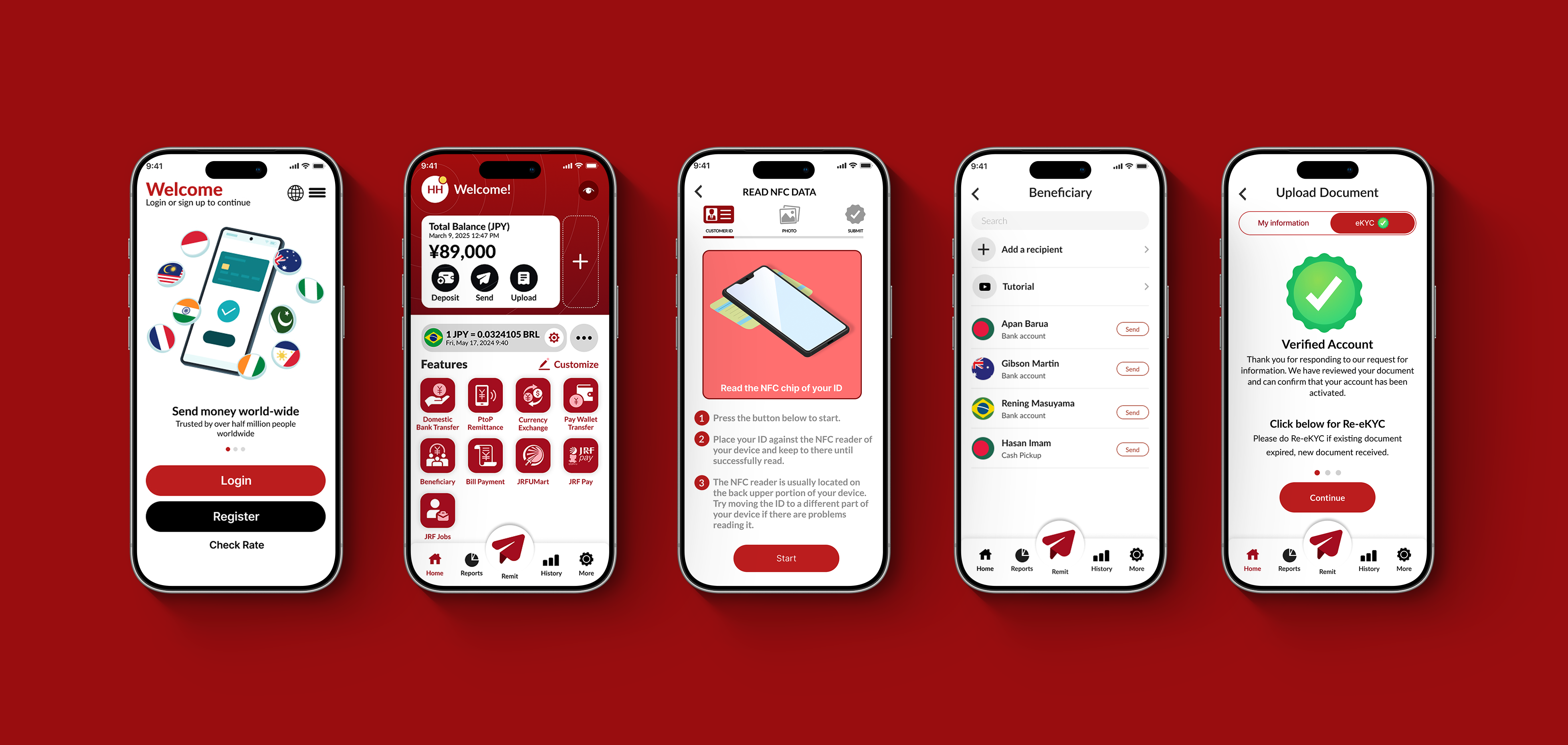 Redesigning JRF Wallet for Faster and Simpler Remittance
